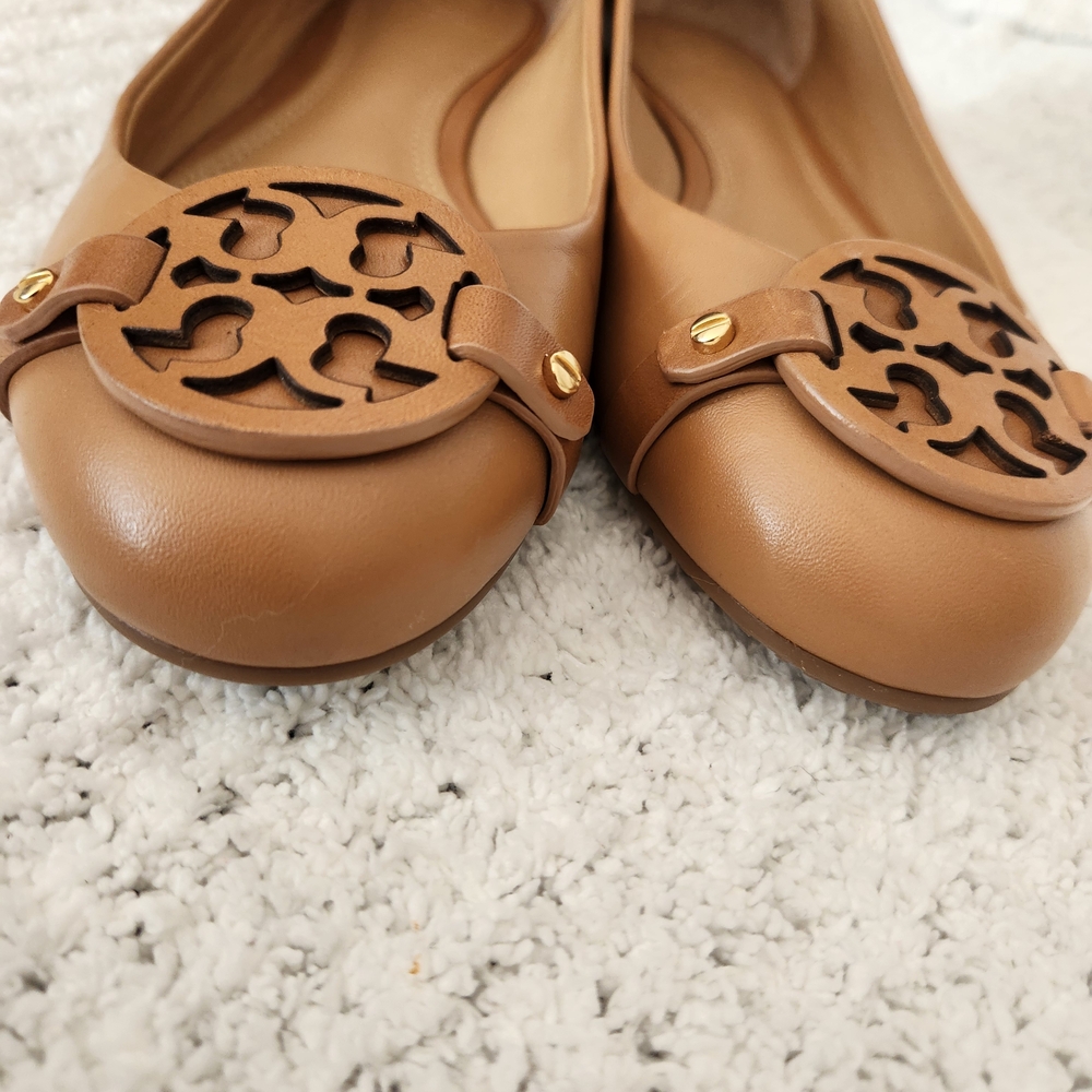Tory Burch Tan Leather Ballet Flats - Picture 5 of 5